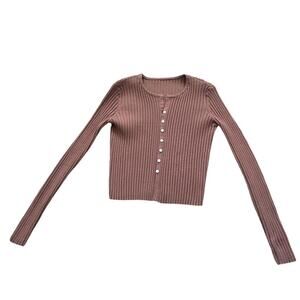 Brown cardigan size xs